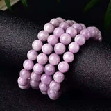 Purple Spodumene Bracelets Charms Jewelry Beads Making Gift