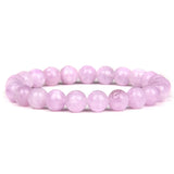 Purple Stone Angelite Beads Bracelet for Women