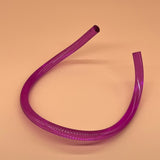 Purple Transparent Exaggerated Choker Acrylic Opening Necklace For Women