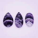 Purple Water Drop Crystal Quartz Pendant for Necklace