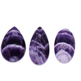 Purple Water Drop Crystal Quartz Pendant for Necklace