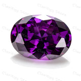 Purple Zircon 9x11mm Oval Loose Stone for Jewelry Making