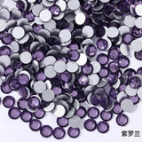 Purple Rhinestones FlatBack Strass Sewing Fabric Garment Stones