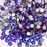 Purple Rhinestones FlatBack Strass Sewing Fabric Garment Stones