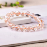 Titanium Crystal Single Circle Hand String Feather Hair Ornaments