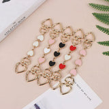 Heart Handbag Charms Short Chain Strap Extender Bag Replacement Purse Shoulder