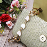 Heart Handbag Charms Short Chain Strap Extender Bag Replacement Purse Shoulder