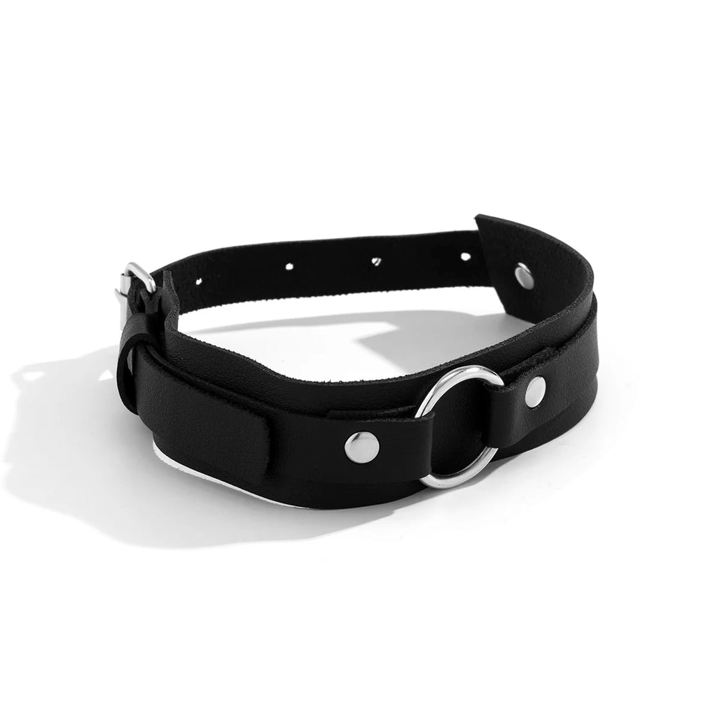 Punk PU Leather Arm Chain Bracelet for Man