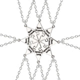 4-8 BFF Forever Puzzle Piece Pendant Necklaces