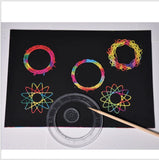 Flower Curve Gauge Painting Set 22 Piece Multi-Function