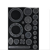 Flower Curve Gauge Painting Set 22 Piece Multi-Function