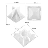 Pyramid Ashtray Resin Mold Smoke Storage Box Casting Silicone Mould