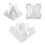 Pyramid Ashtray Resin Mold Smoke Storage Box Casting Silicone Mould