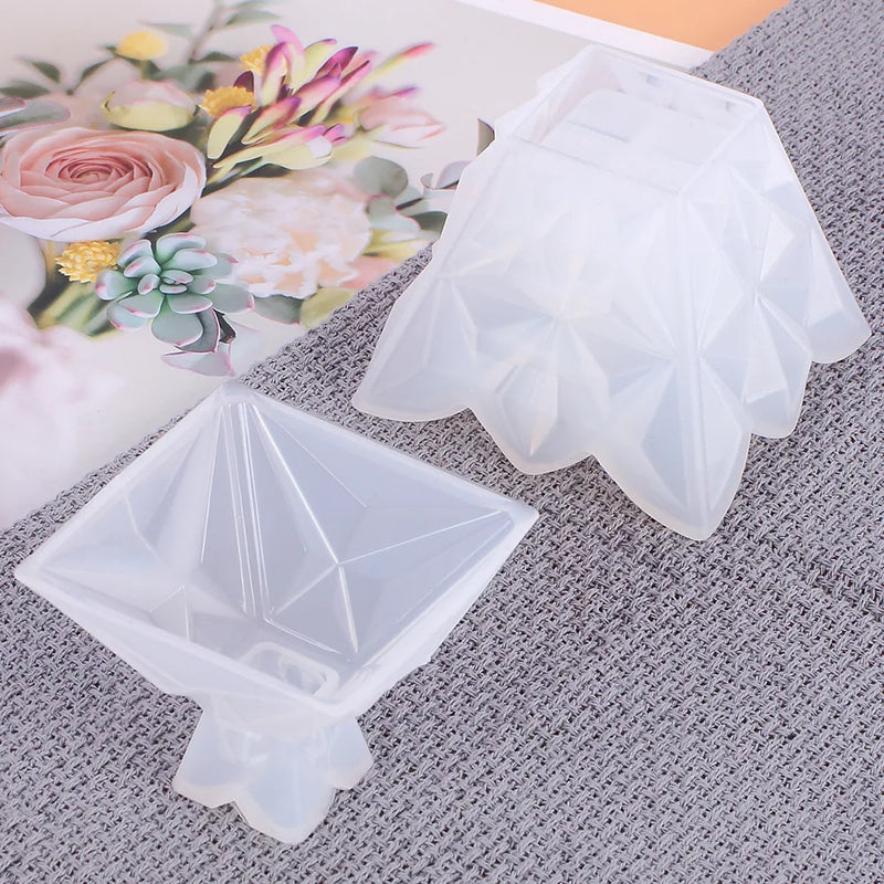Diamond Resin Silicone Mold for Jewelry Storage Box