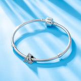 Pyramid Eyes 925 Silver Charm Beads Sterling Silver Beads SZPB281