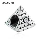 Pyramid Eyes 925 Silver Charm Beads Sterling Silver Beads SZPB281