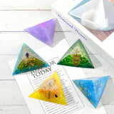 Triangle Pyramid Orgone Resin Mold for Jewelry Making