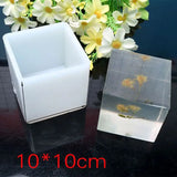 Square Pyramid Resin Mold Big Cube Silicone Mold for Jewelry Making