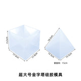 Square Pyramid Resin Mold Big Cube Silicone Mold for Jewelry Making