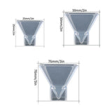 High Transparency Pyramid Crystal Epoxy Resin Mold for DIY Jewelry