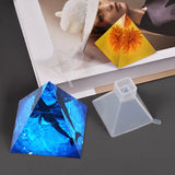Pyramid Silicone Mould Epoxy Resin Mold DIY Crafts Jewelry Home Decor