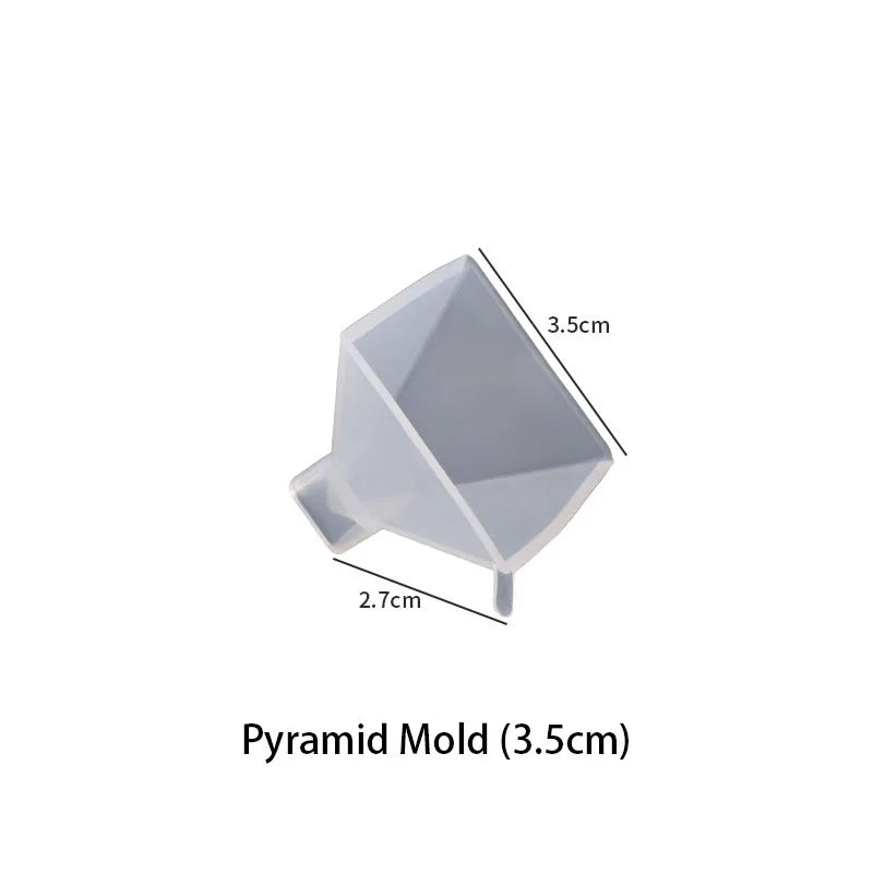 Pyramid Silicone Mould Epoxy Resin Mold DIY Crafts Jewelry Home Decor
