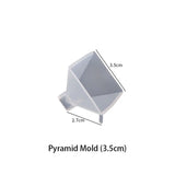 Pyramid Silicone Mould Epoxy Resin Mold DIY Crafts Jewelry Home Decor