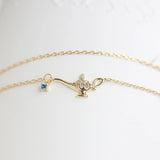 Stereo Magic Lamp 925 Silver Double-layer Bracelet