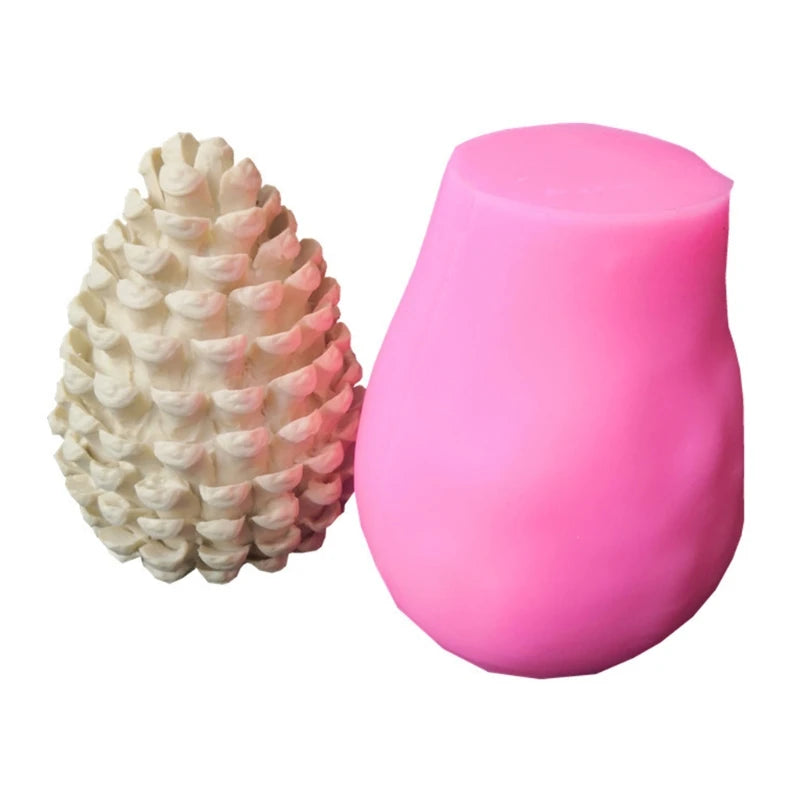 3D Pine Cone Shape Silicone Mold for DIY Home Decoration