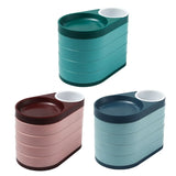 Desktop Rotating Jewelry Box and Pen Holder Storage