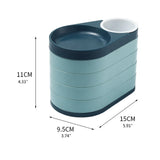 Desktop Rotating Jewelry Box and Pen Holder Storage