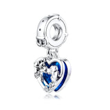 Lady Heart Beads 925 Sterling Silver Charms