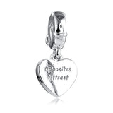 Lady Heart Beads 925 Sterling Silver Charms