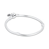 Daisy Flower Clasp Bracelet 925 Sterling Silver Jewelry