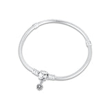 Daisy Flower Clasp Bracelet 925 Sterling Silver Jewelry