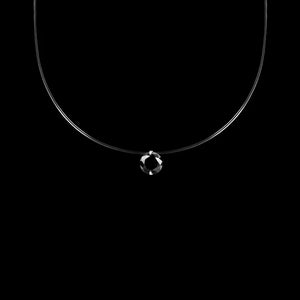 Invisible Fishing Line Necklace Rhinestone Choker