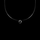 Invisible Fishing Line Necklace Rhinestone Choker
