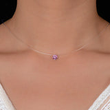 Invisible Fishing Line Necklace Rhinestone Choker