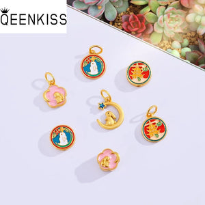 Kids Girl Party Rabbit Moon DIY Bead Charm Bracelet 1PC