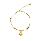 AK512 Fine Jewelry 24KT Anklet for Women
