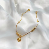 AK512 Fine Jewelry 24KT Anklet for Women