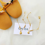 AK512 Fine Jewelry 24KT Anklet for Women