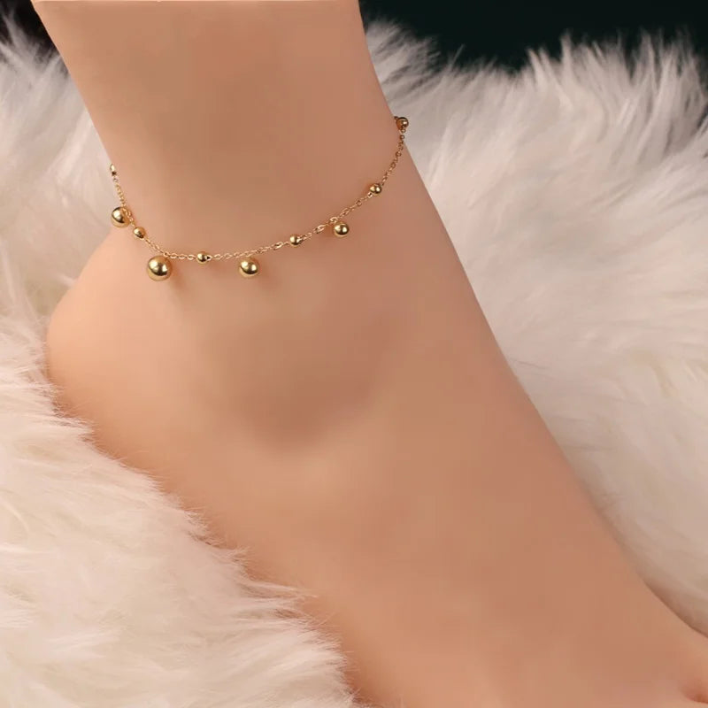 Fine Woman Titanium Steel Anklet