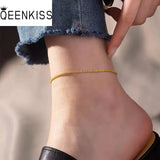 Fine Woman Girl Titanium Stainless Steel Anklet