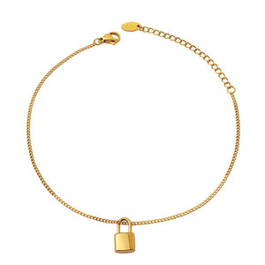 AK808 Fine Woman Girl Titanium Ankle Bracelet