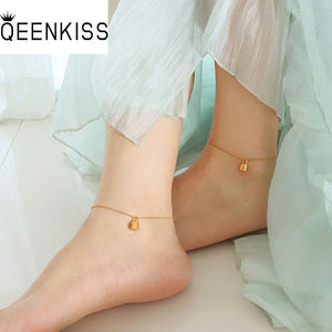 AK808 Fine Woman Girl Titanium Ankle Bracelet