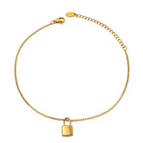 AK808 Fine Woman Girl Titanium Ankle Bracelet