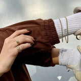 AK810 Stainless Steel Anklet Fine Woman Girl Gift
