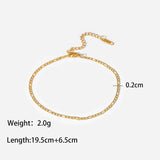 AK810 Stainless Steel Anklet Fine Woman Girl Gift