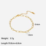 Fine Woman Girl Party Birthday Gift Clip Titanium Anklet